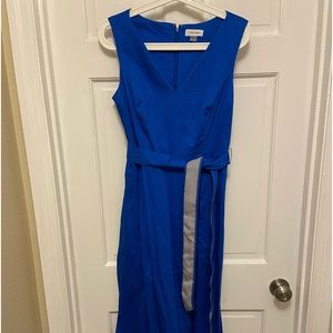 Calvin Klein size 10 royal blue Cotton